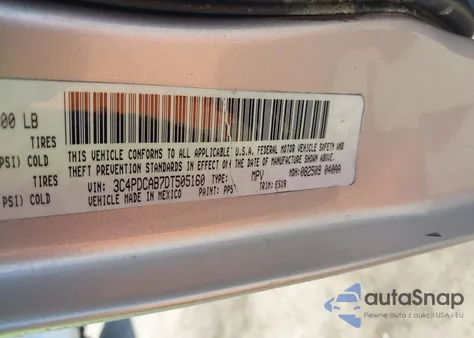 2013 Dodge Journey Sxt from USA, damaged, VIN 3C4PDCBBXDT675740